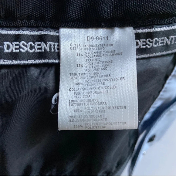 Descente Coti Waterproof Nylon Ski Parka Jacket Sz 8 - Picture 13 of 15